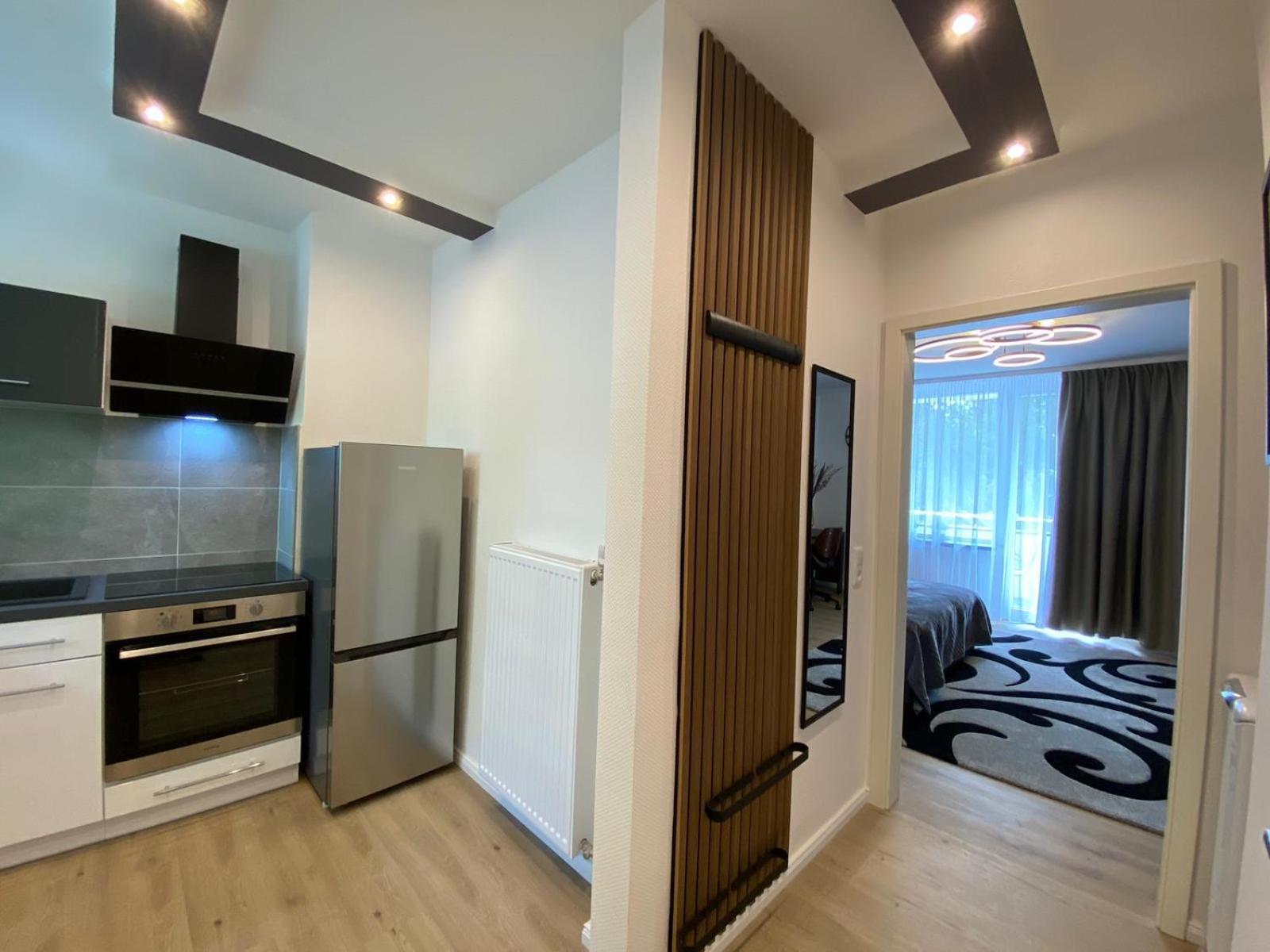 Luxus Apartment With Balcony Dortmund Bagian luar foto